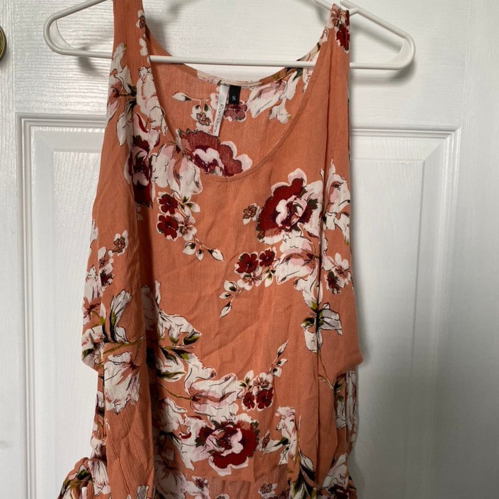 Ron Jon Long Sleeve Floral Top Size S